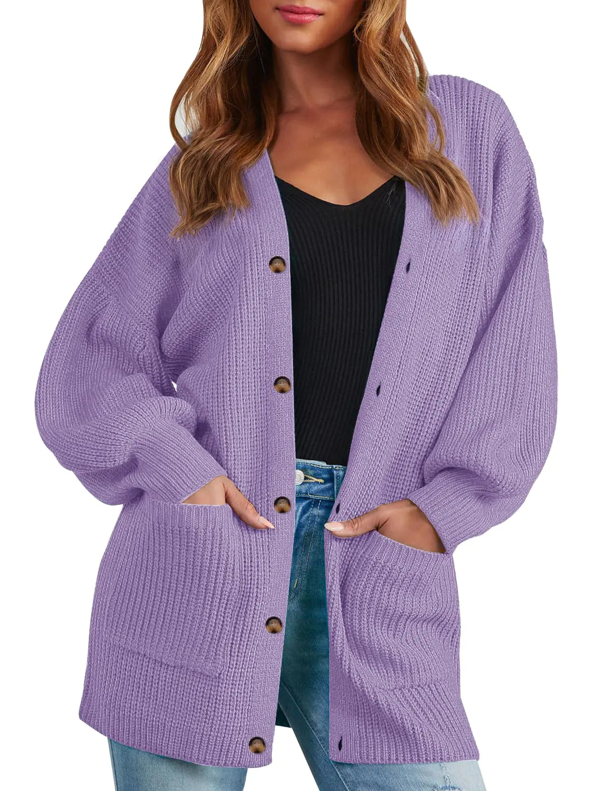 Velvet Whisper Knit Long Sleeve Cable Knitted Cardigan