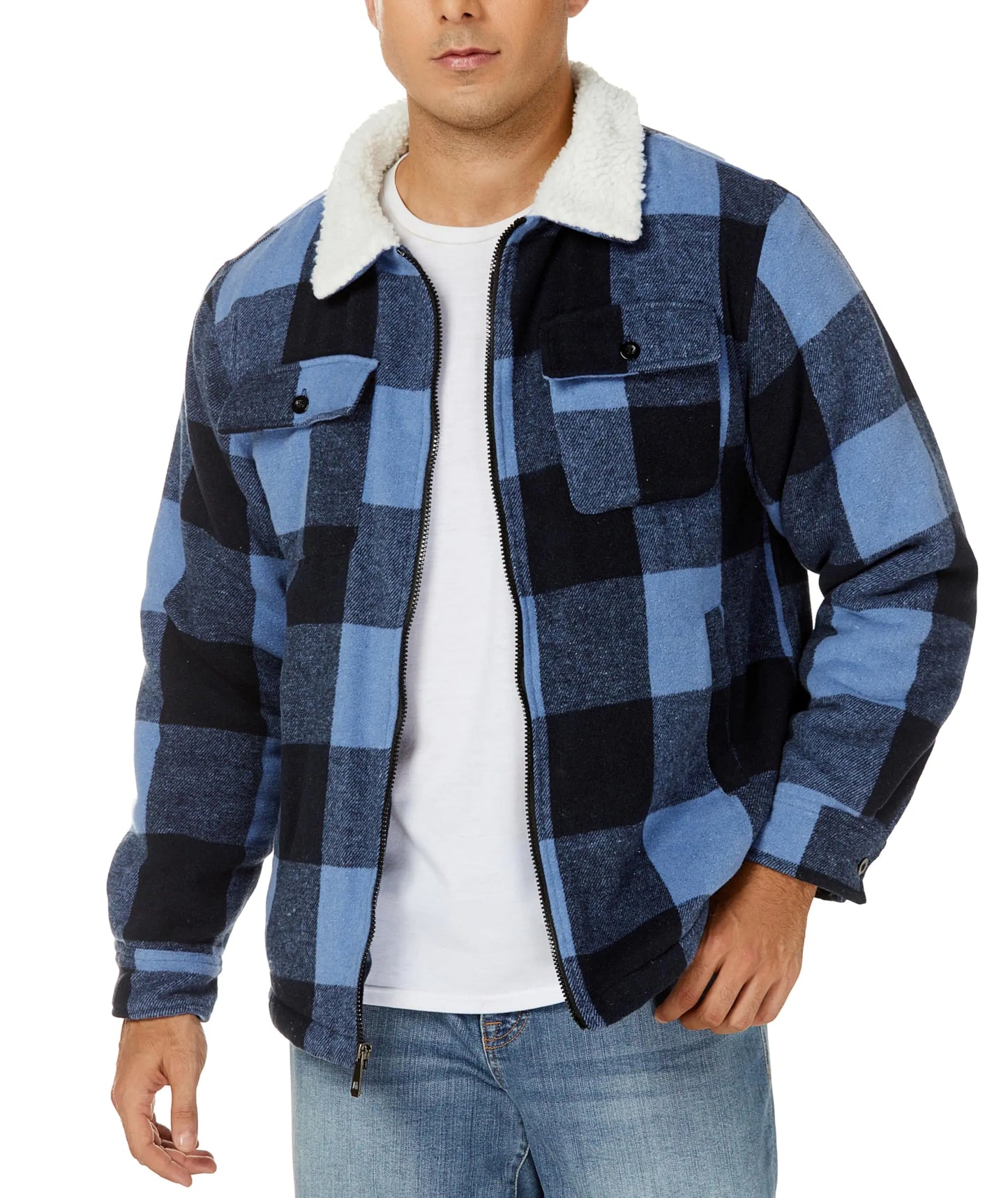 Mountain Predator Heavy-Duty Sherpa Flannel Coat