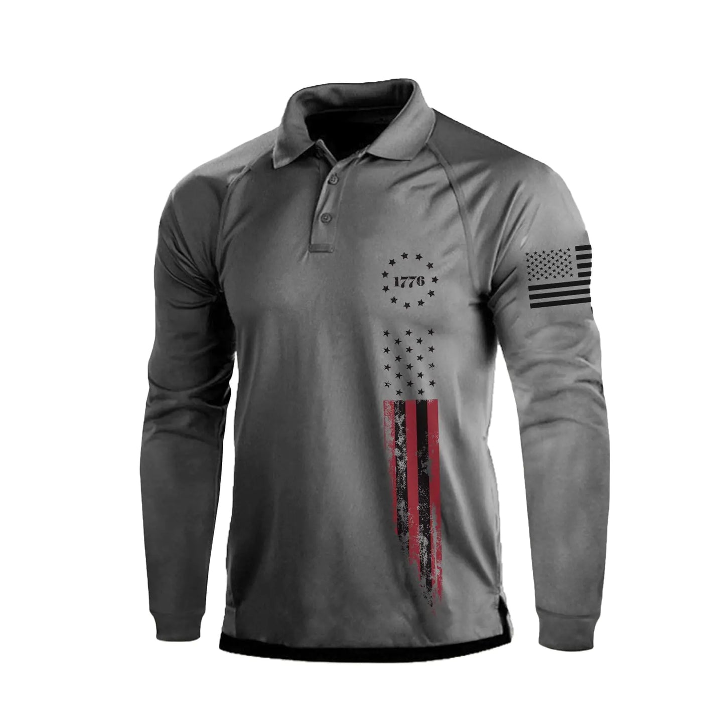 American Patriotic Raglan Golf Polos