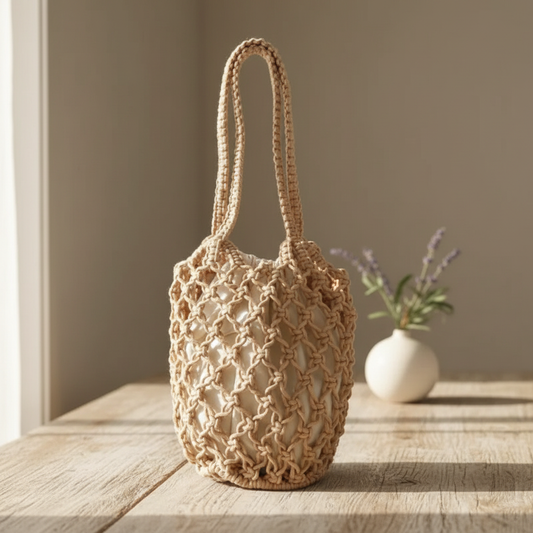 The Verde Vibe Mesh Tote