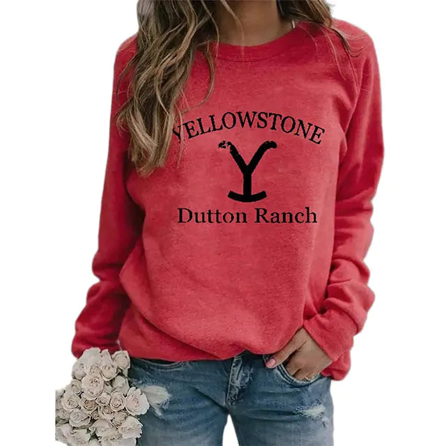 Yellowstone Dutton Ranch Long Sleeve Hoodie