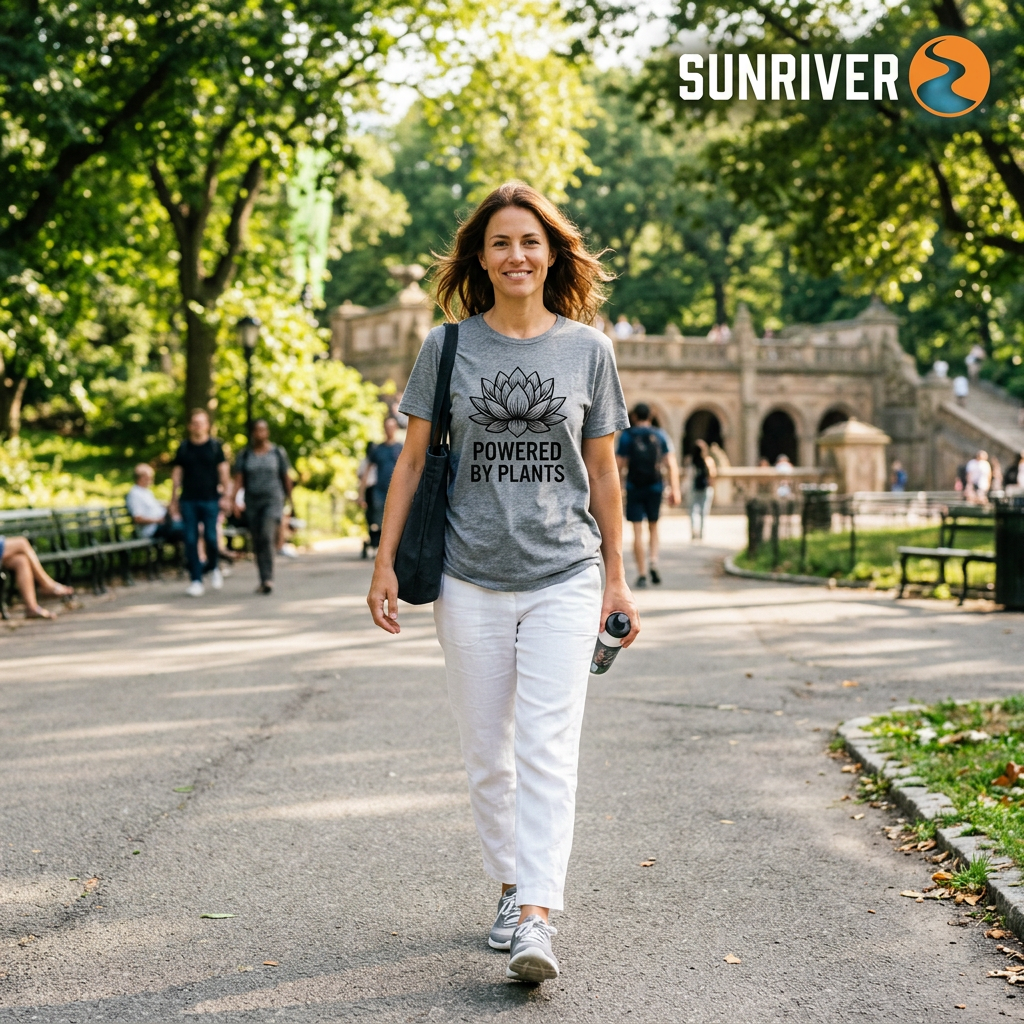 Power By Plants T-Shirt - Sunriver Gear