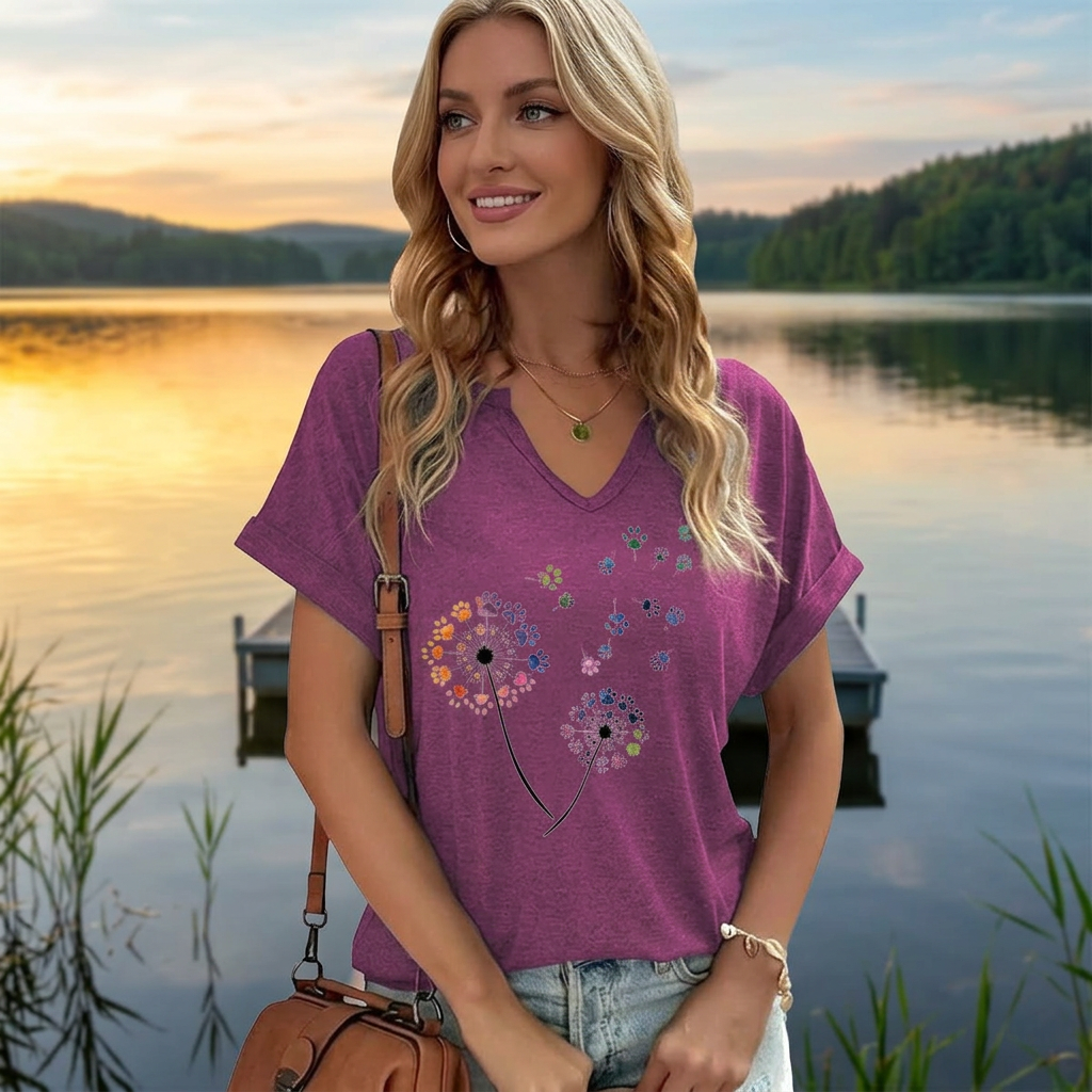 Dandelion Dreams & Paws™ Graphic Tee