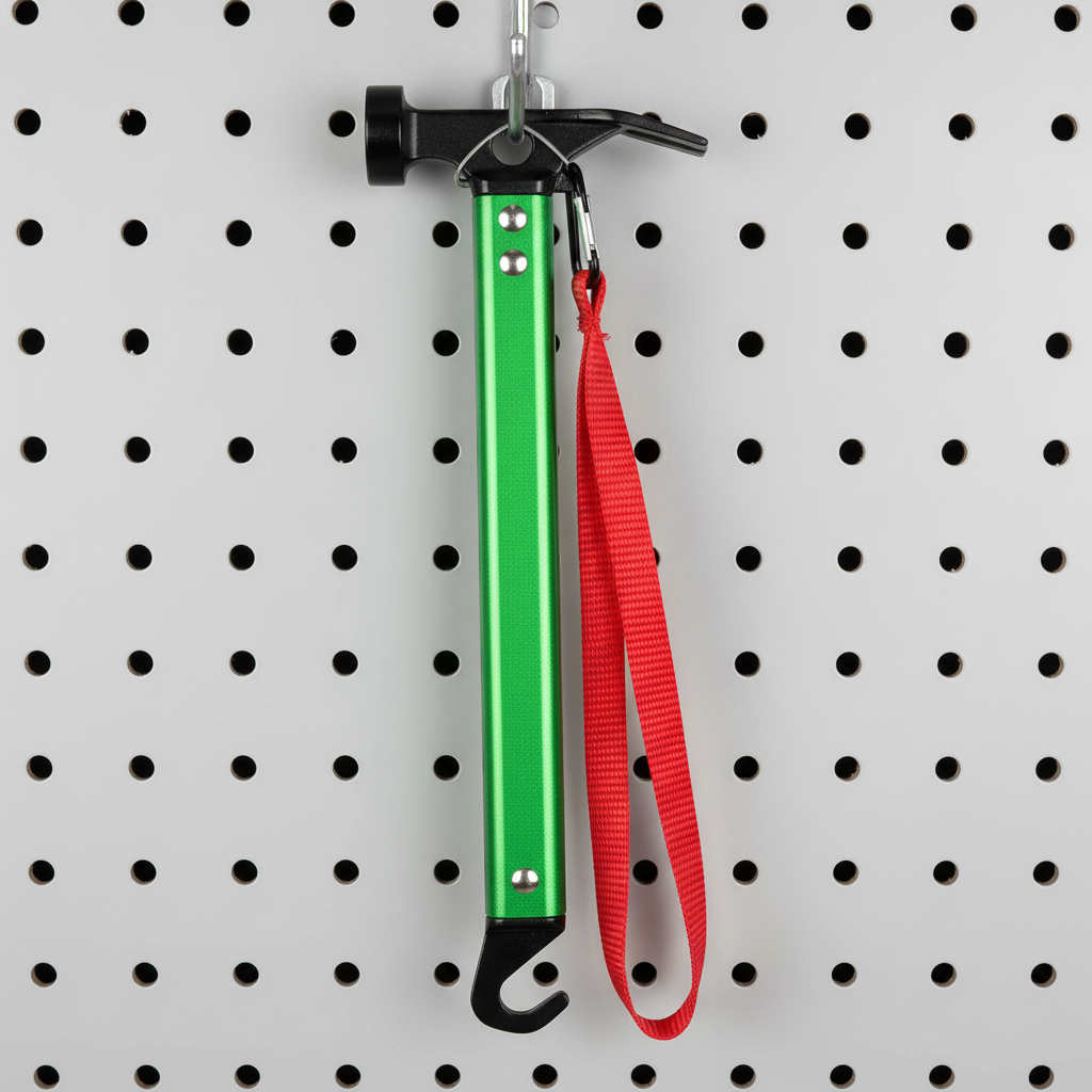 Carbon Steel Aluminum Camping Hammer 12" Small Lightweight