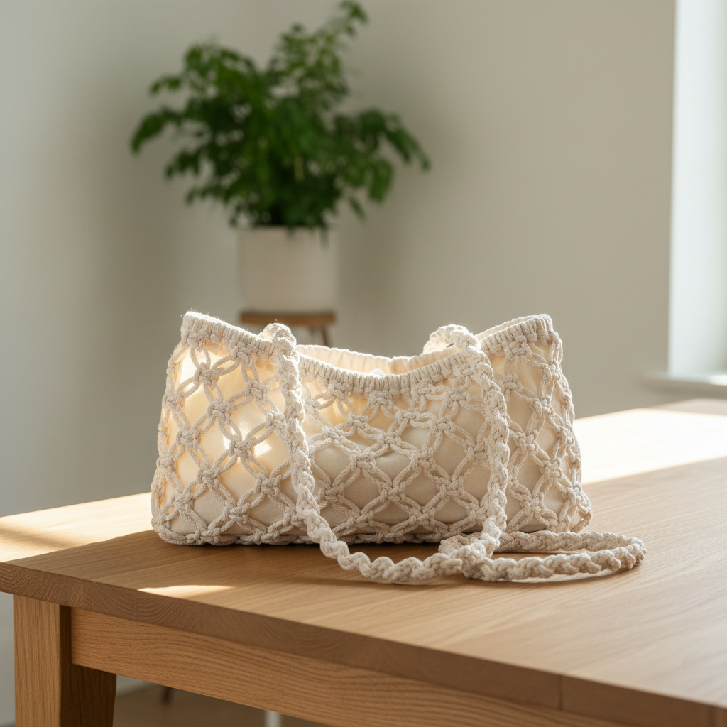 The Verde Vibe Mesh Tote