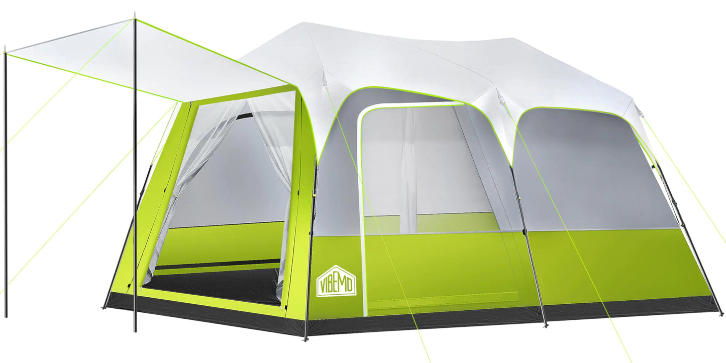 8/10 Person Camping Tent, Easy Setup, Spacious interior Room, Carry Bag