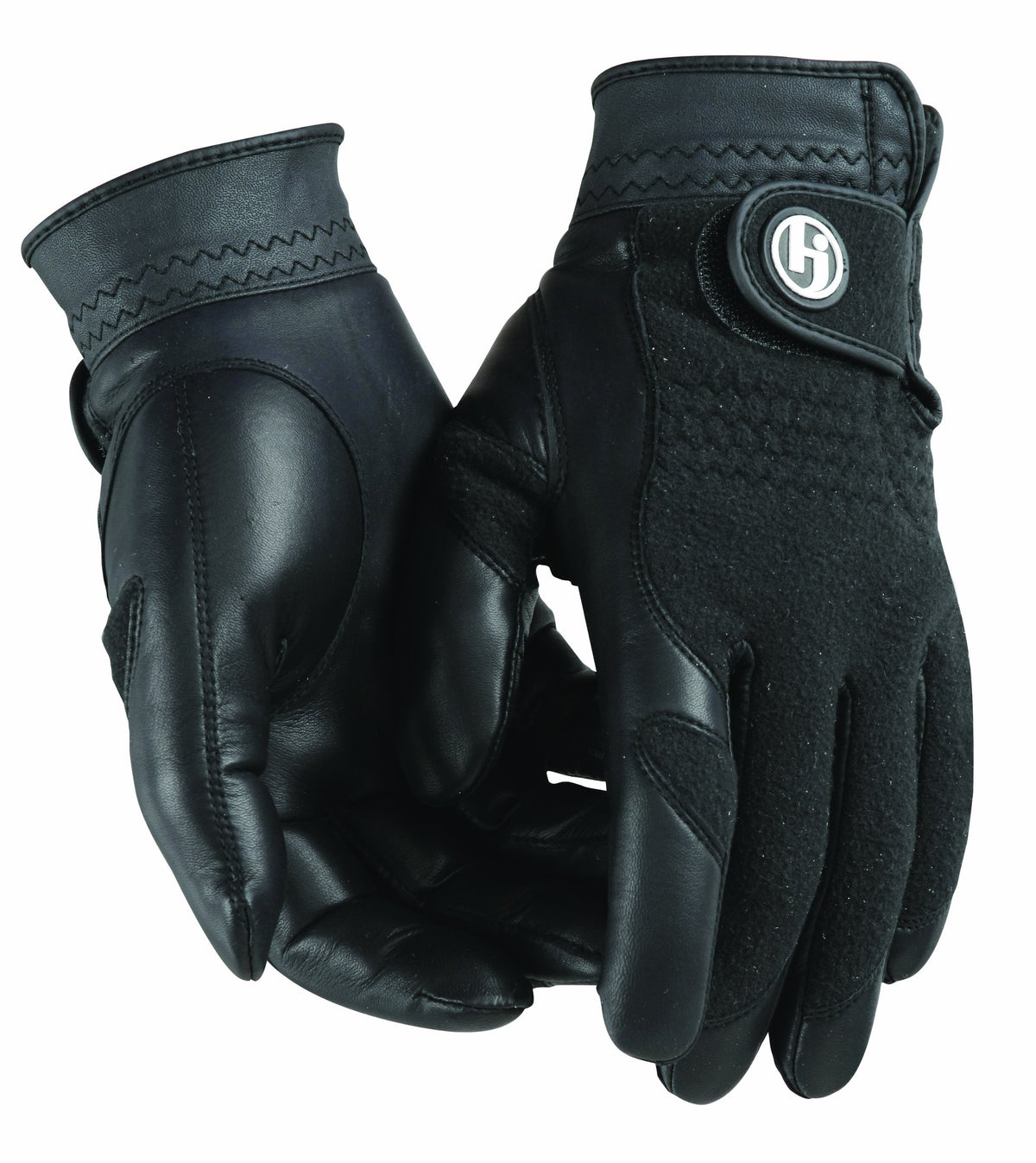 HJ Glove Womens Black Winter Performance Golf Glove Large Pair