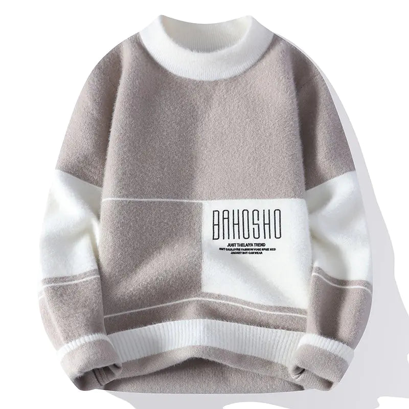 Sunriver Sporty Loose Thick Half Turtleneck Sweater