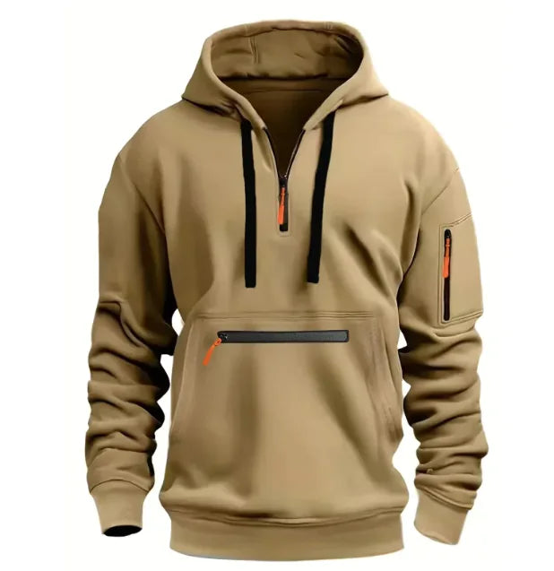 Men’s Long Sleeve Half Zip Performance Jacket