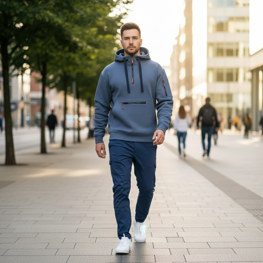 Men’s Long Sleeve Half Zip Performance Jacket