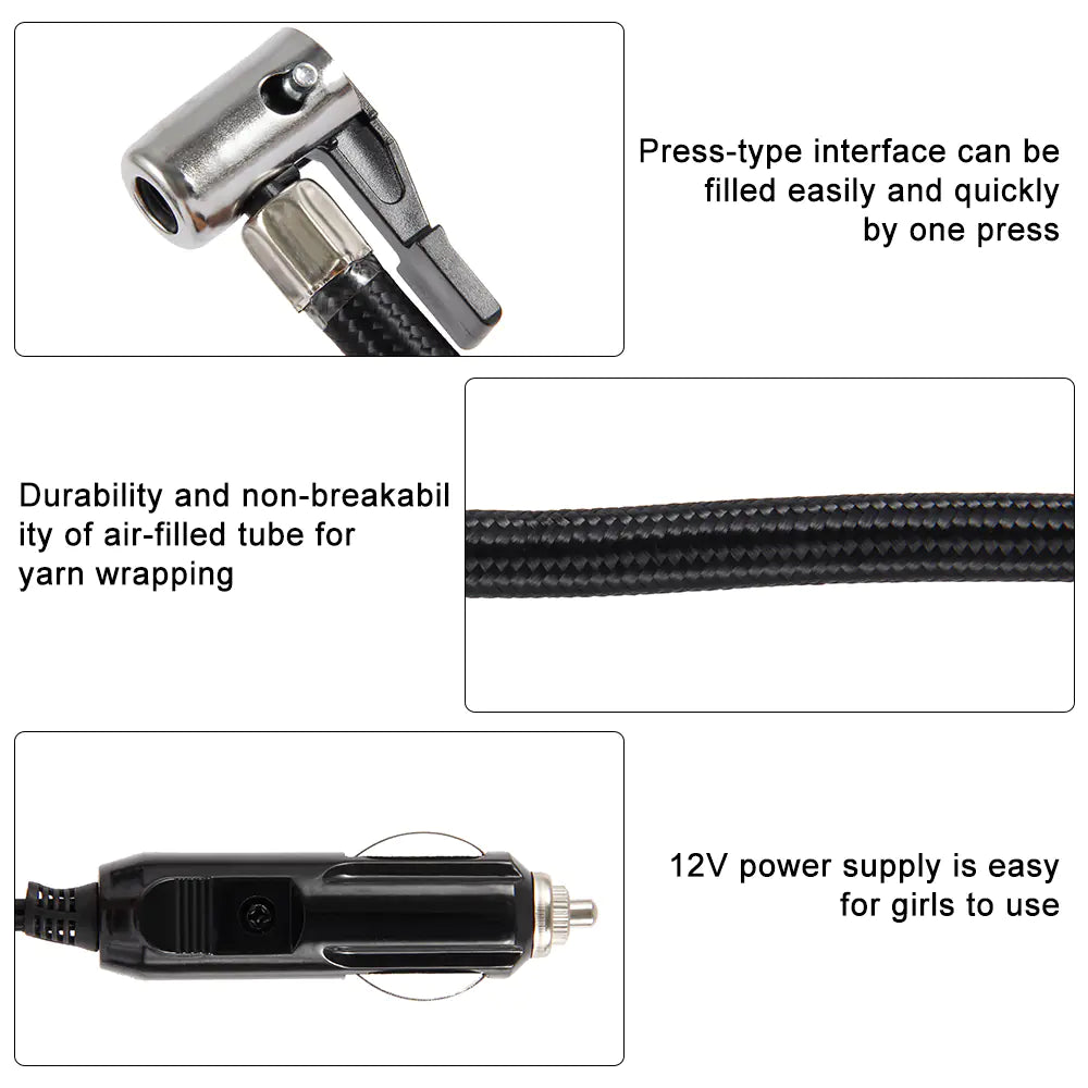 Smart Digital Tire Inflator Portable Air Pump