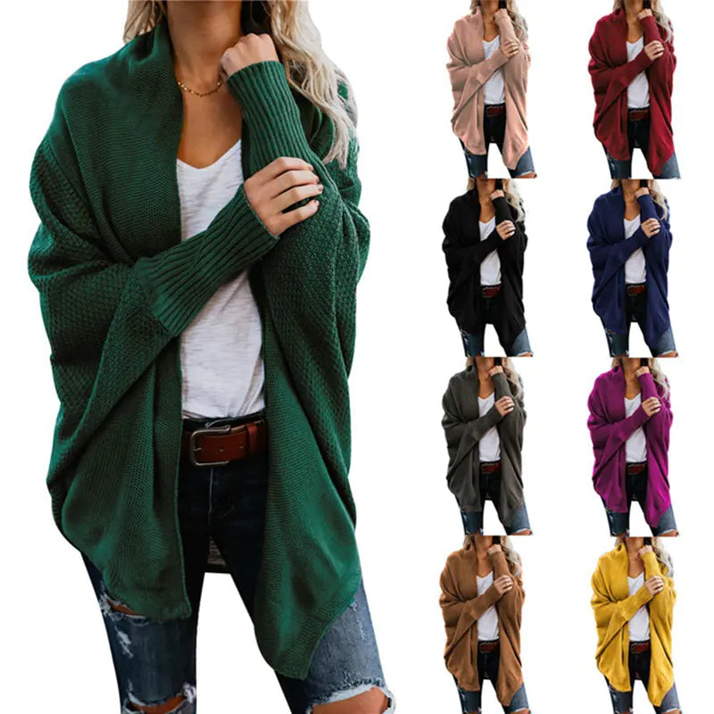 Sunriver Bat Sleeve Cardigan Sweater