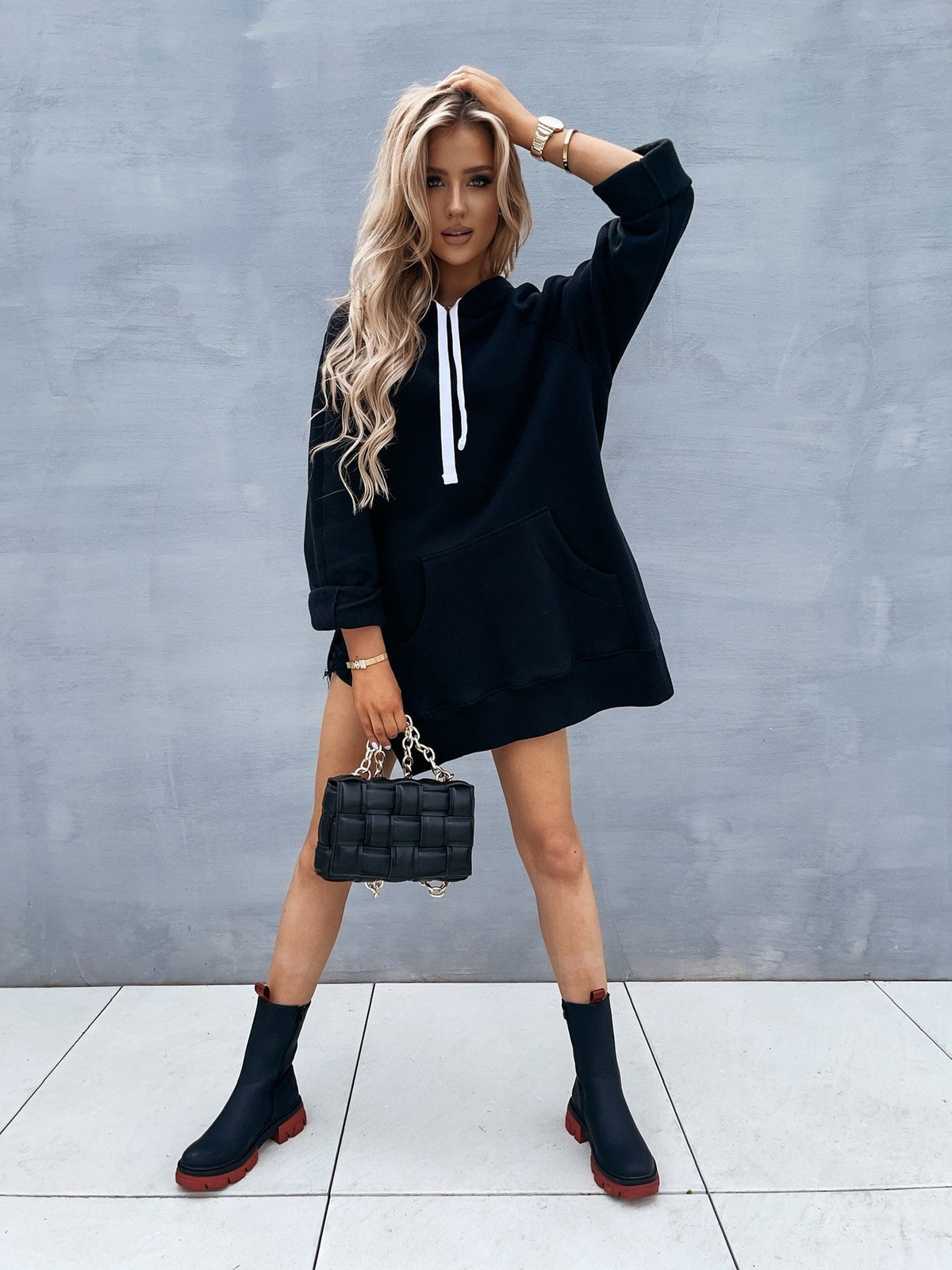 Women's Long Sleeve Hooded Sweatshirt