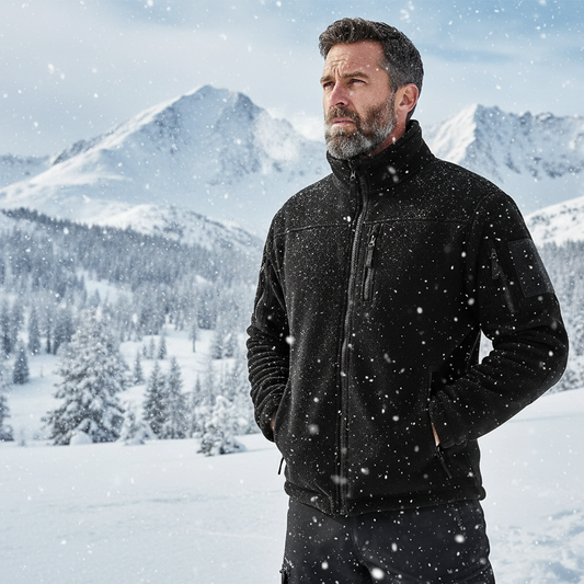 Summit Crest Zip-Up Fleece Turtleneck Jacket