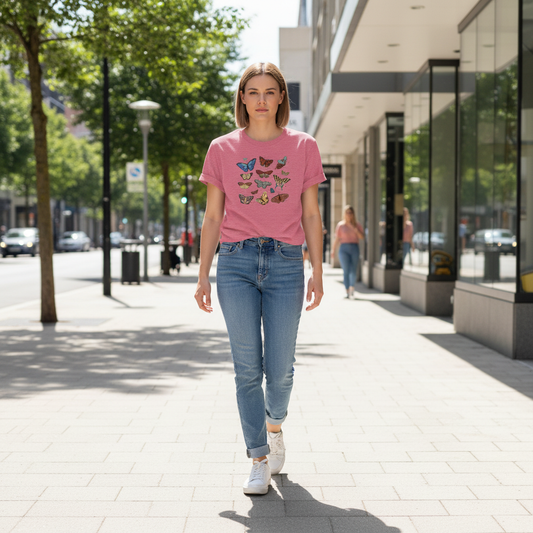 Vintage Butterfly Bliss Women’s Graphic Tee