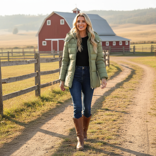 Warm Lightweight Fitted Jacket