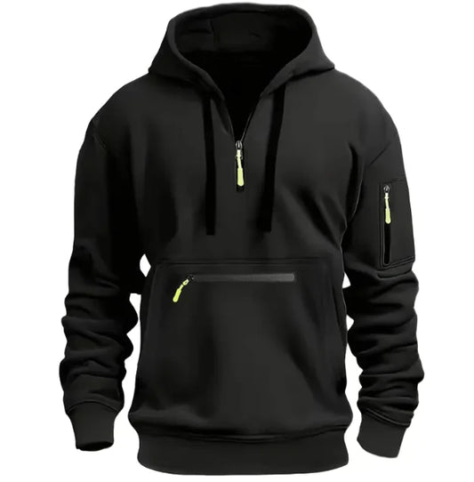 Men’s Long Sleeve Half Zip Performance Jacket