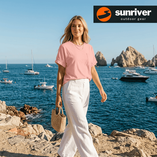 Blush Breeze™ Pocket Tee - Sunriver Gear