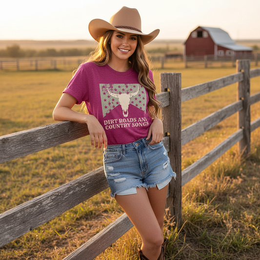 Cowgirl Shirt, Country Music Graphic T-Shirt
