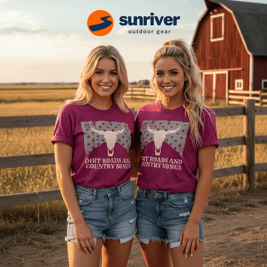 Cowgirl Shirt, Country Music Graphic T-Shirt - Sunriver Gear