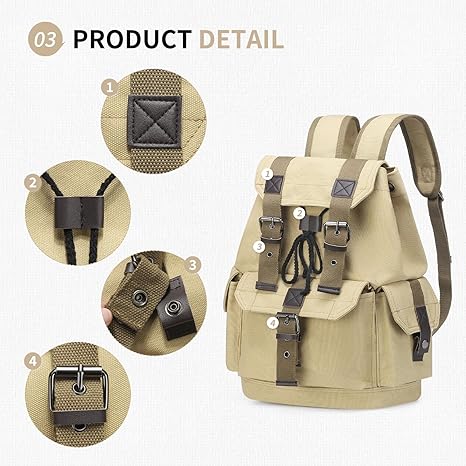 Denali Canvas Bucket Backpack