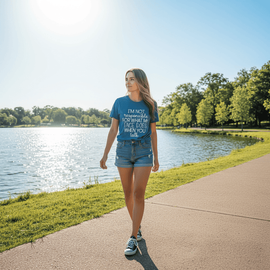 Face Does Attitude Tee - Sunriver Gear