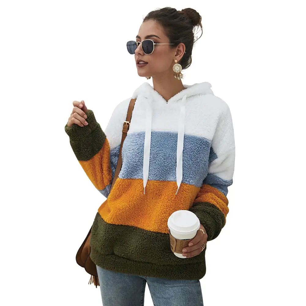 Cozy Craft Loose-Fit Plush Hoodie
