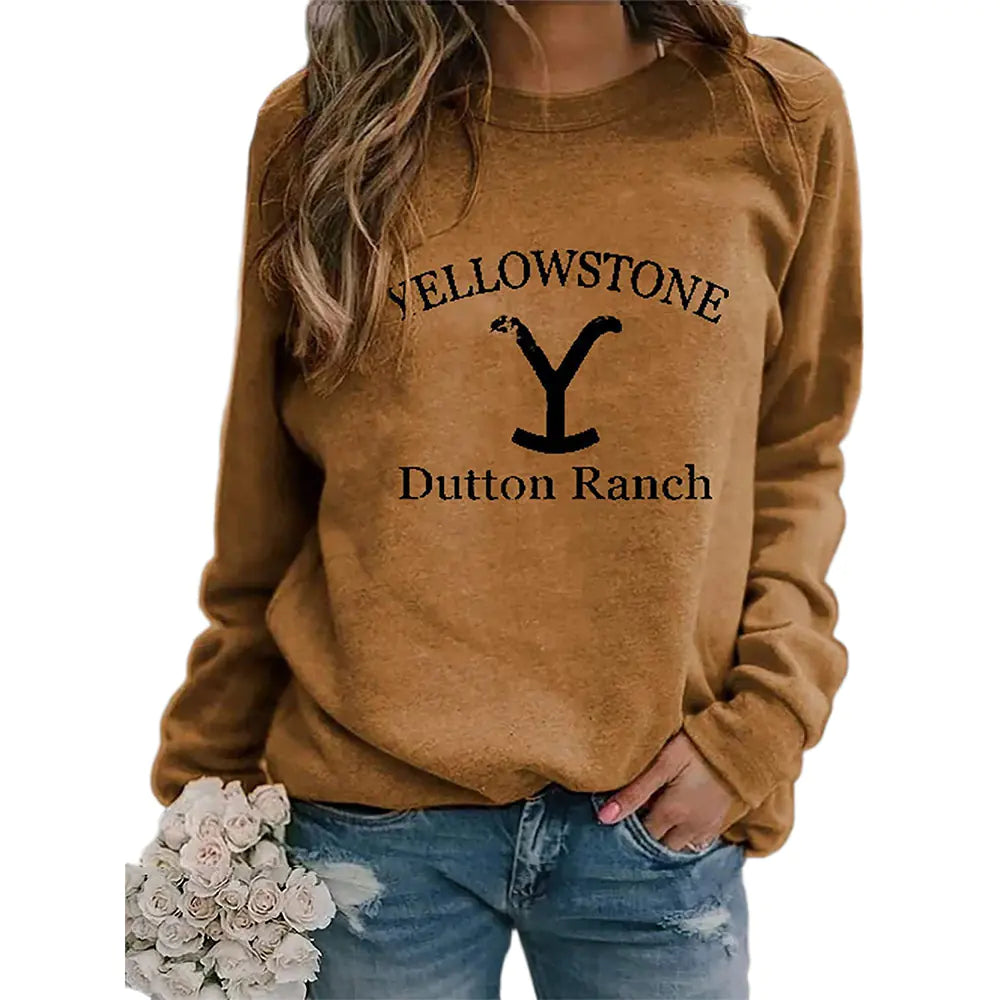 Yellowstone Dutton Ranch Long Sleeve Hoodie