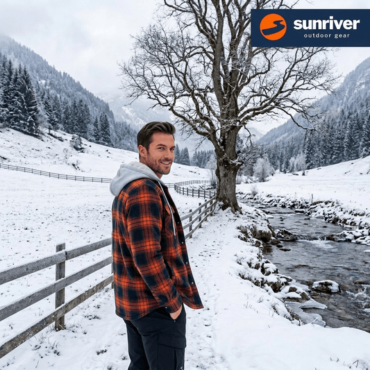 Iron Ridge™ Hooded Flannel - Sunriver Gear