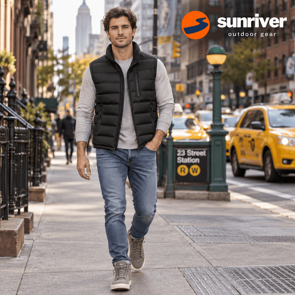 Men's Puffer Vest - Sunriver Gear