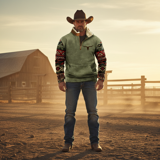 Men's Western Fleece Jacket