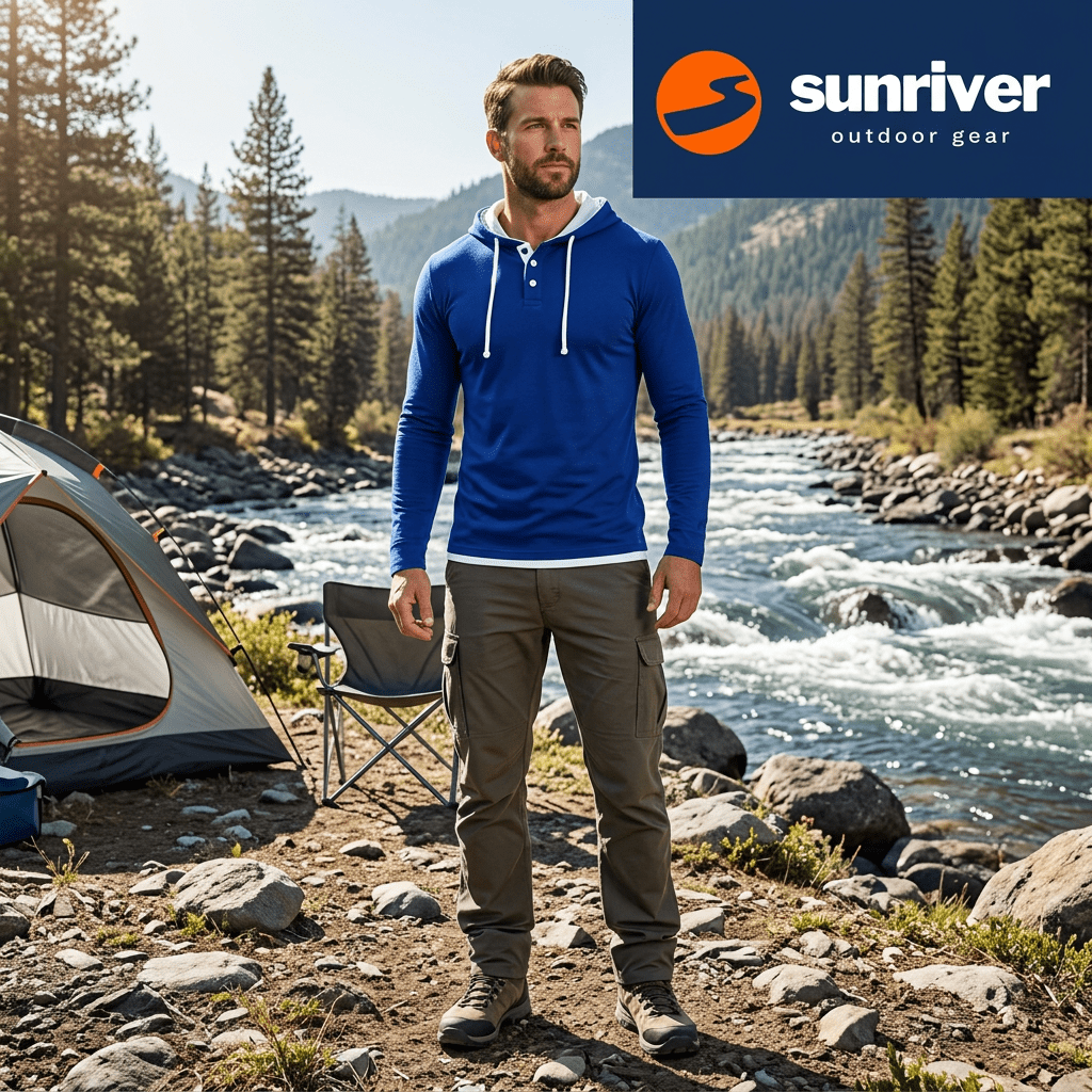 River Trek™ Hoodie Tee - Sunriver Gear