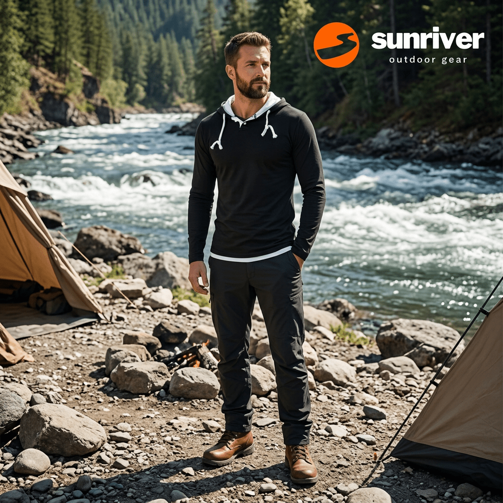 River Trek™ Hoodie Tee - Sunriver Gear