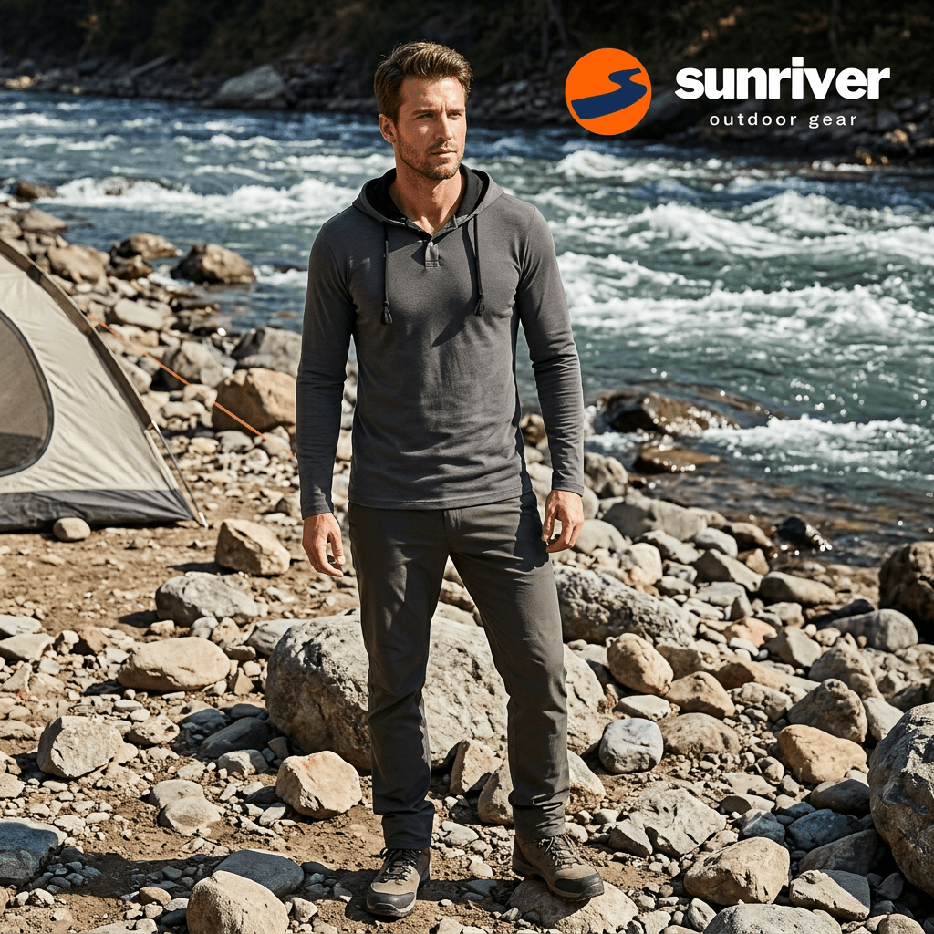 River Trek™ Hoodie Tee - Sunriver Gear