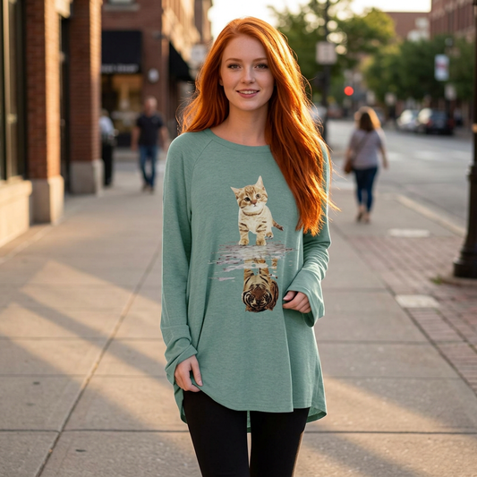 Purr & Play Long Sleeve Tee