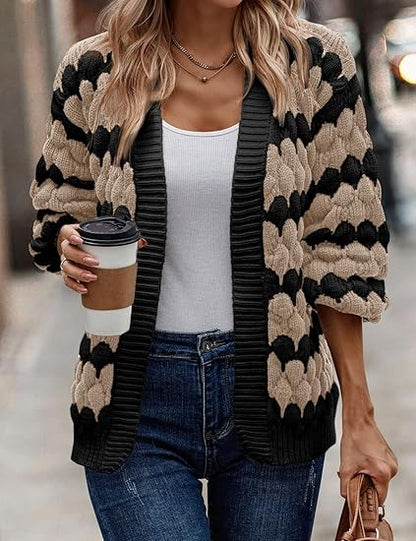 The Mocha Dream Crop Cardigan