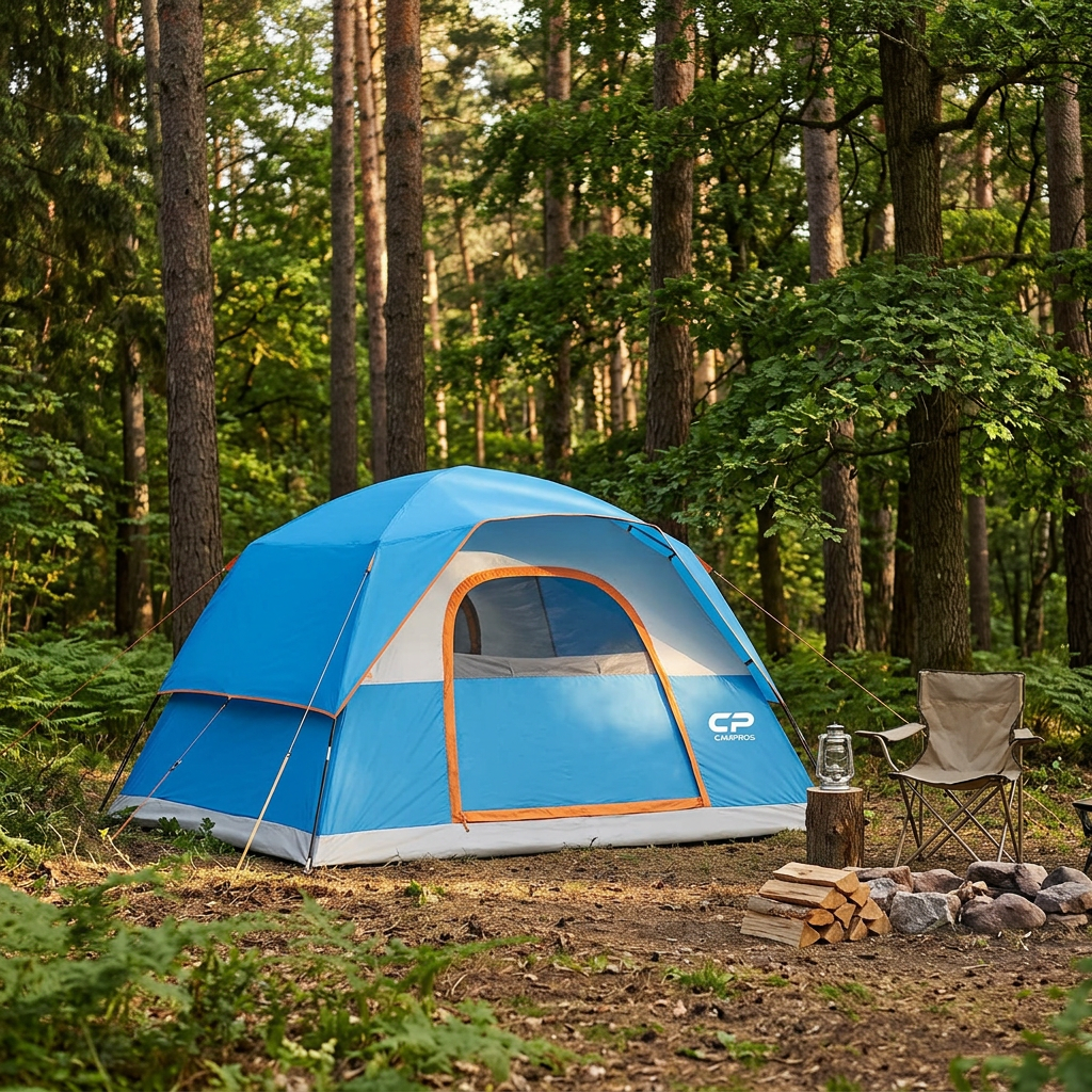 CamPros SkyDome 8P Tent – Waterproof Family Camping Shelter