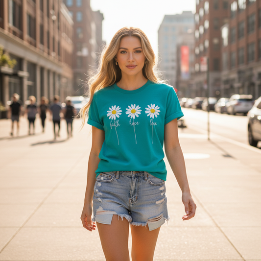 Faith & Daisy Tee