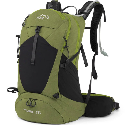 Waterproof Daypack, 3 Liters Water Bladder and Rain Cover With Shoulder Straps