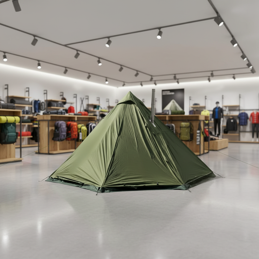 Ultralight 4-Season Teepee Hot Tent with Stove Jack