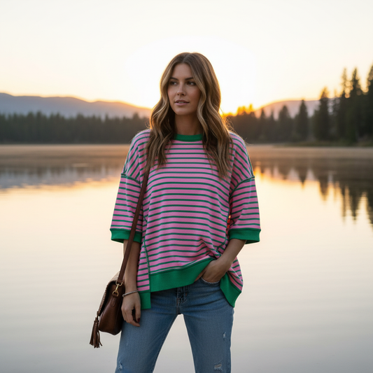 Harper Striped Sweatshirt