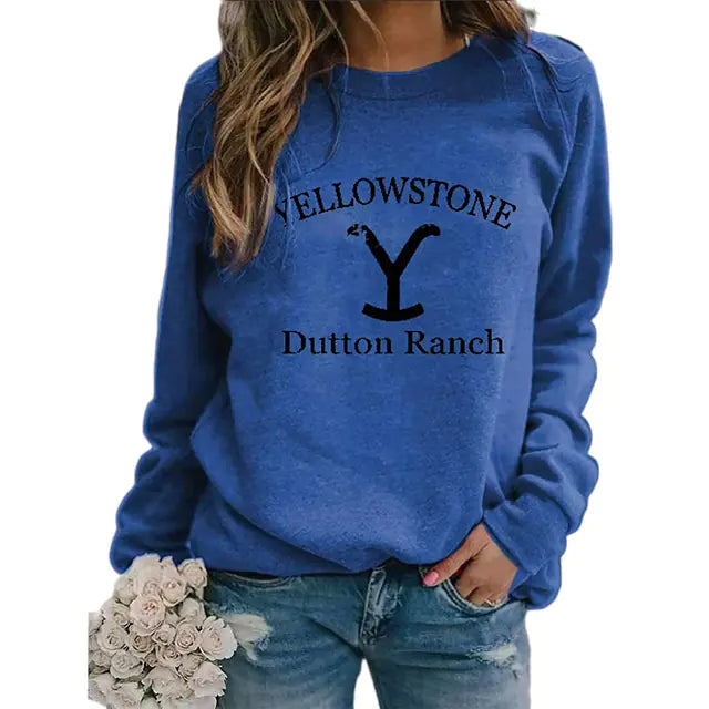 Yellowstone Dutton Ranch Long Sleeve Hoodie