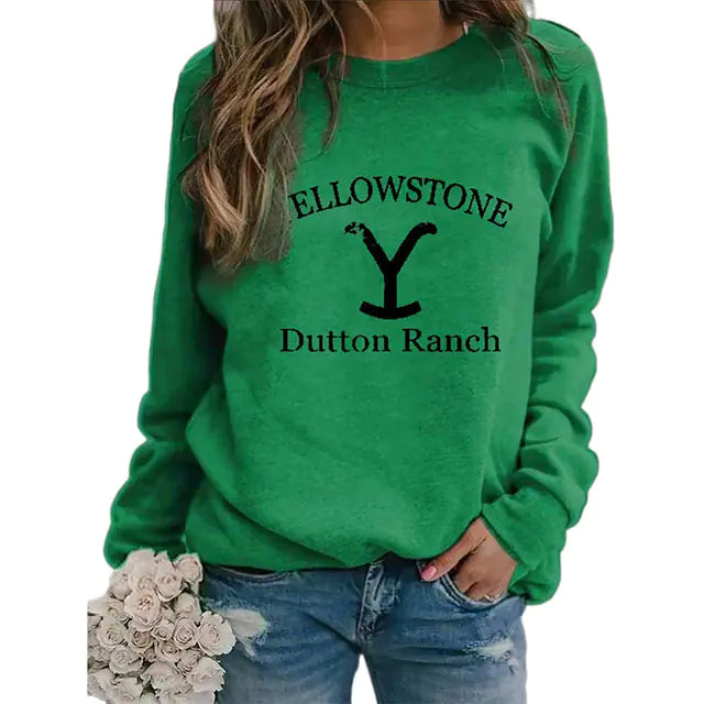Yellowstone Dutton Ranch Long Sleeve Hoodie
